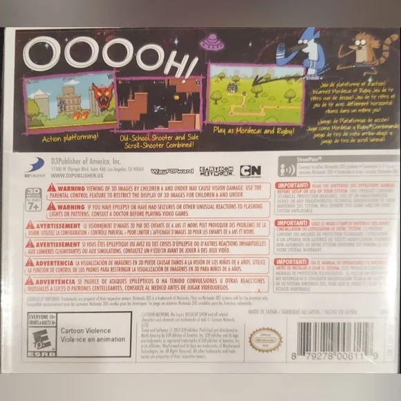 Regular Show Mordecai and Rigby in 8-Bit Land for Nintendo 3DS - Picture 2 of 2